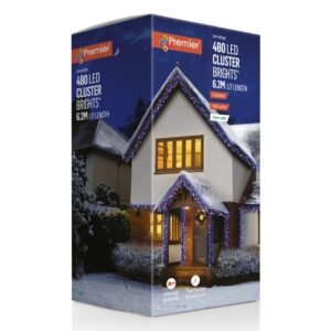 Premier Enchanted /Green Cable 480 LED Multi Action Cluster Brights With Time