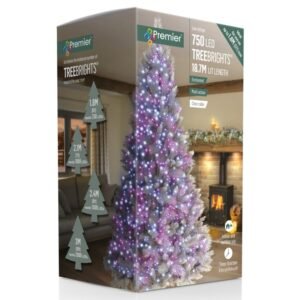 Premier Enchanted/ Clear Cable 750 LED Multi Action Treebrights With Timer