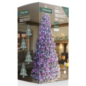 Premier Enchanted/Clear Cable 1000 LED Multi Action Treebrights With Timer