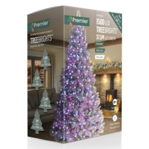 Premier Enchanted/Clear Cable 1500 LED Multi Action Treebrights With Timer
