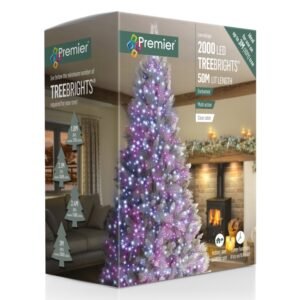 Premier Enchanted /Clear Cable 2000 LED Multi Action Treebrights With Timer