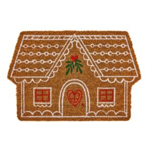 Premier 40 x 60cm Shaped Gingerbread House Door Mat