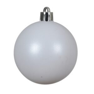 Kaemingk Winter White 6cm Baubles Tube 30