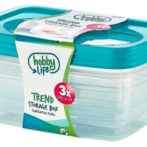 Hobbylife Pack 3 Trend Rectangular Food Saver