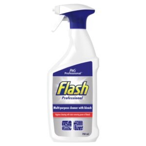 Flash 750ml Professional Spray Cleaner With Bleach