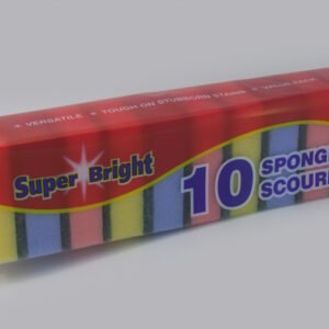 Superbright Pack 10 Sponge Scourers