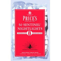 Price's Candles Pack 50 Sentinel Nightlights
