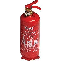 Streetwize 2kg Dry Powder ABO Fire Extinguisher with Gauge