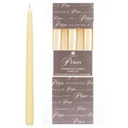 Price's Candles Pack 10 Ivory Venetian 10" Candle
