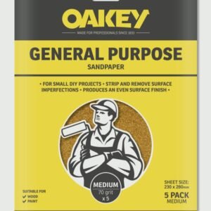 General Purpose Sandpaper 5 Pack