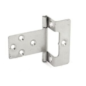 Flush Hinges 5/8" Cranked Zinc Plated (Pair)