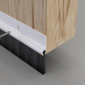 Brush Bottom Door PVC Seal