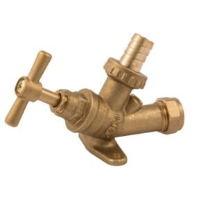 Bibtap With Check Valve & Wall Plate
