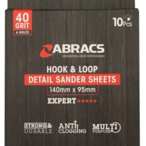 Hook & Loop Detail Sanding Sheets