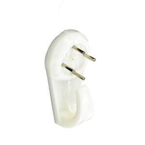 Hard Wall Picture Hooks White (2)