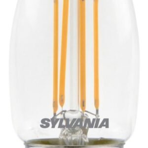 Retro Candle Lamp Clear 470 Lumen B22