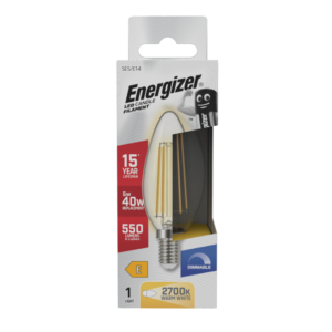 Filament LED Candle 2700k Dimmable 5w