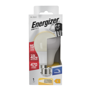 LED GLS B22 2700k Dimmable