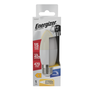 LED Candle 470lm Opal E27 Dimmable