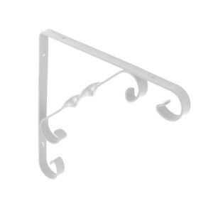 White Ornamental Scroll Bracket