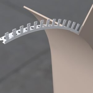 PVC-U Thin Coat Arch Angle Bead 3m