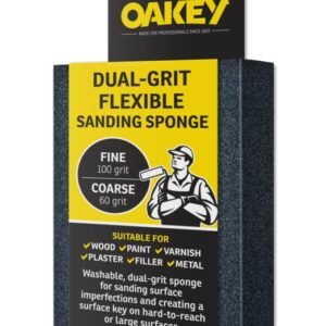 Dual-Grit Flexible Sanding Sponge - 90 x 65 x 25mm
