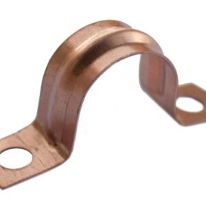 Saddle Pipe Clips - Copper